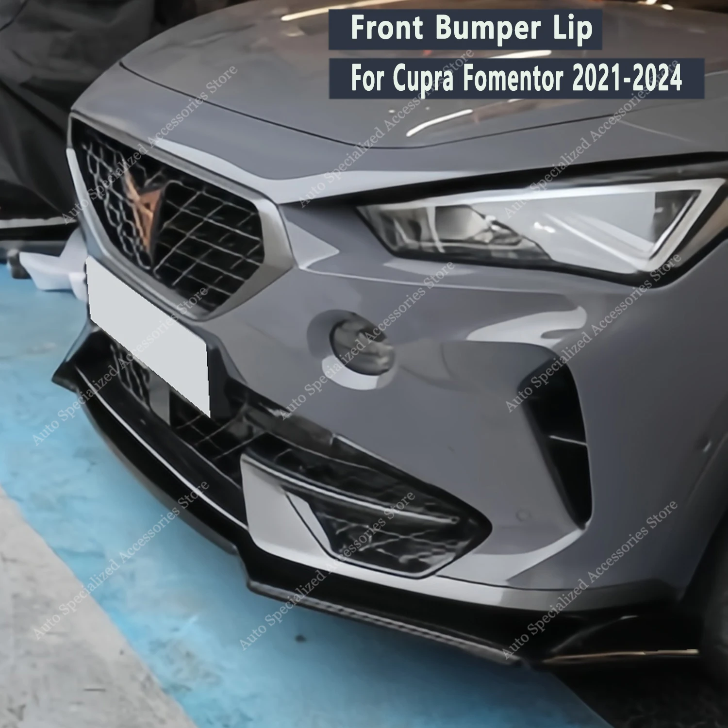 For Cupra Formentor Front Bumper Lip Spoiler Splitter Diffuser Retroft TSI VZ VZ5 E-hybrid 2020-2024 Pre-Lci Styling Bodykits