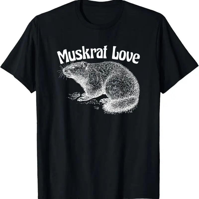 Muskrat Love Cute and Funny Unusual Family Pet T Shirt