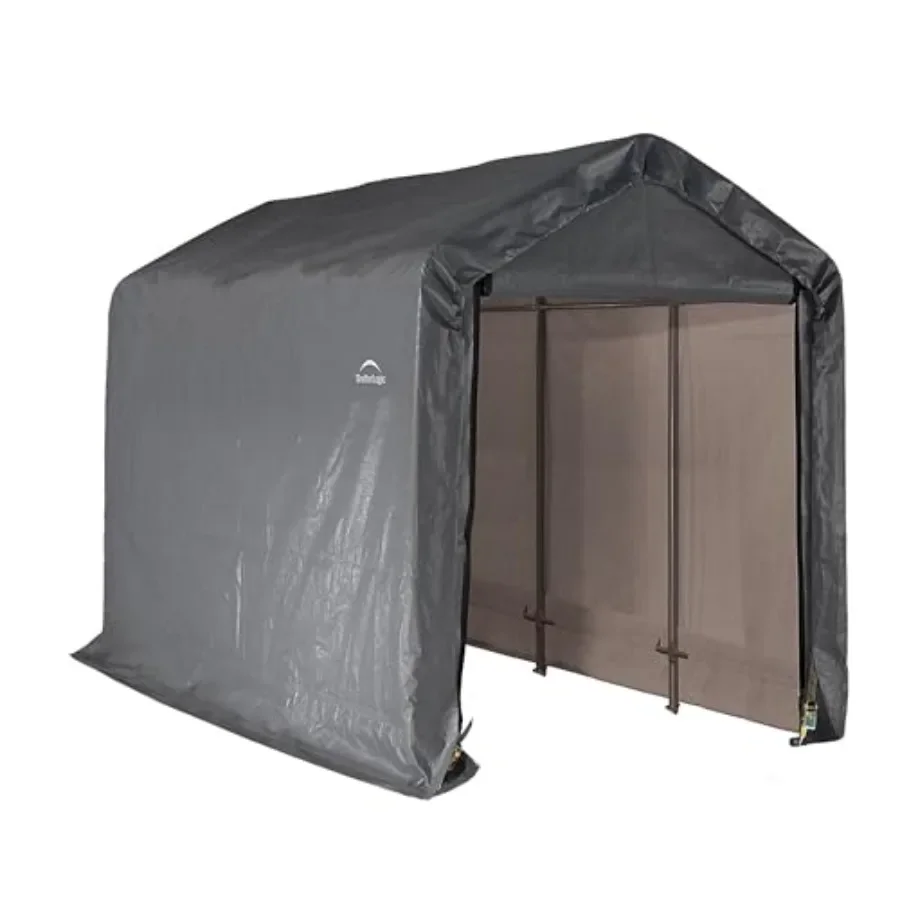 Replacement cover kit for shed-in-a-box 6 ft. x 12 ft. x 8 ft., 7 oz. polyethylene, gray, weather-resistant and UV-protected