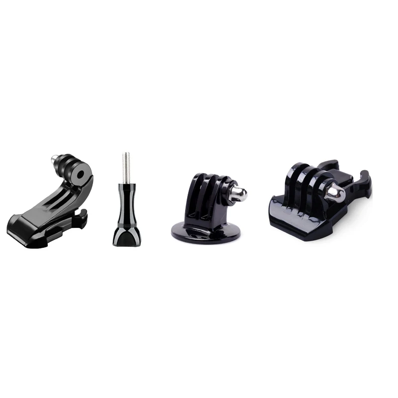 J Hook Buckle For Gopro Hero 9 8 7 6 5 4 Torso Belt Helmet Mount Base Yi 4 K SJCAM SJ4000 Wifi Action Camera Accessories