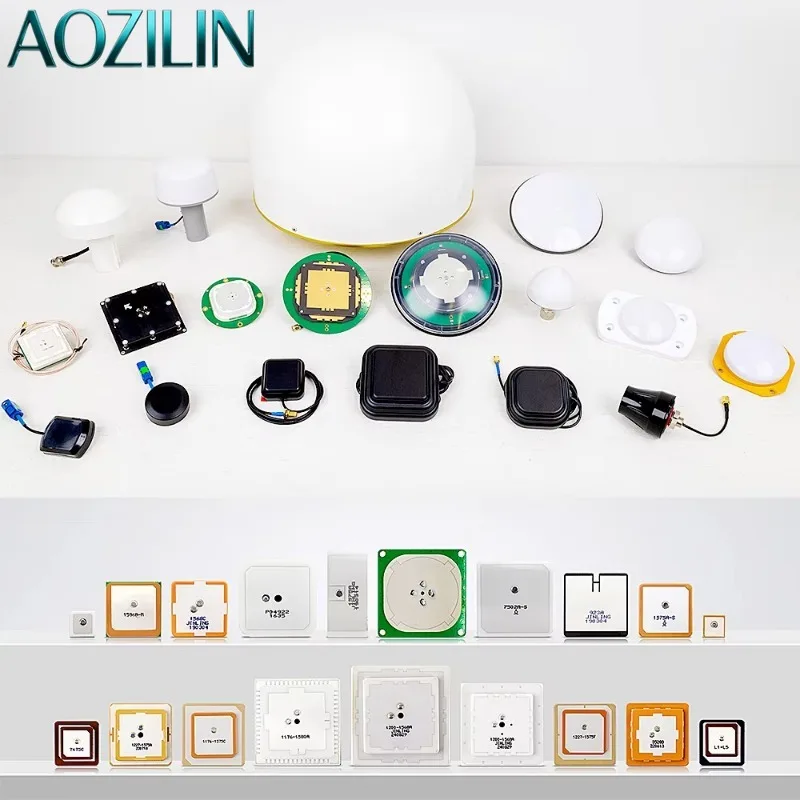 AOZILIN High Precision Full Band GNSS RTK Antenna L1 L2 L5 Compatible With GPS GLONASS BDS Galileo Support Customization