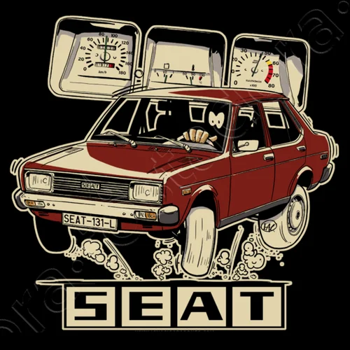 Hot Sale Vintage Classic Spain Car S E A T 131 L 1430 T Shirt. New 100% Cotton Short Sleeve O-Neck T-shirt Casual Mens Top