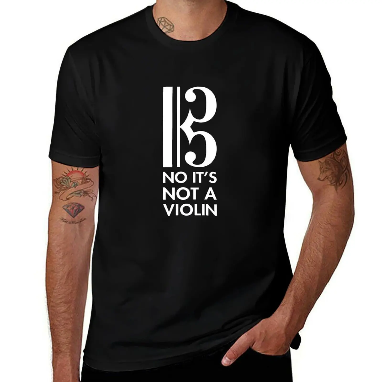 No It's Not A Violin - Alto Clef - Viola Gifts T-Shirt funny t shirts man t shirts with prints T-Shirt