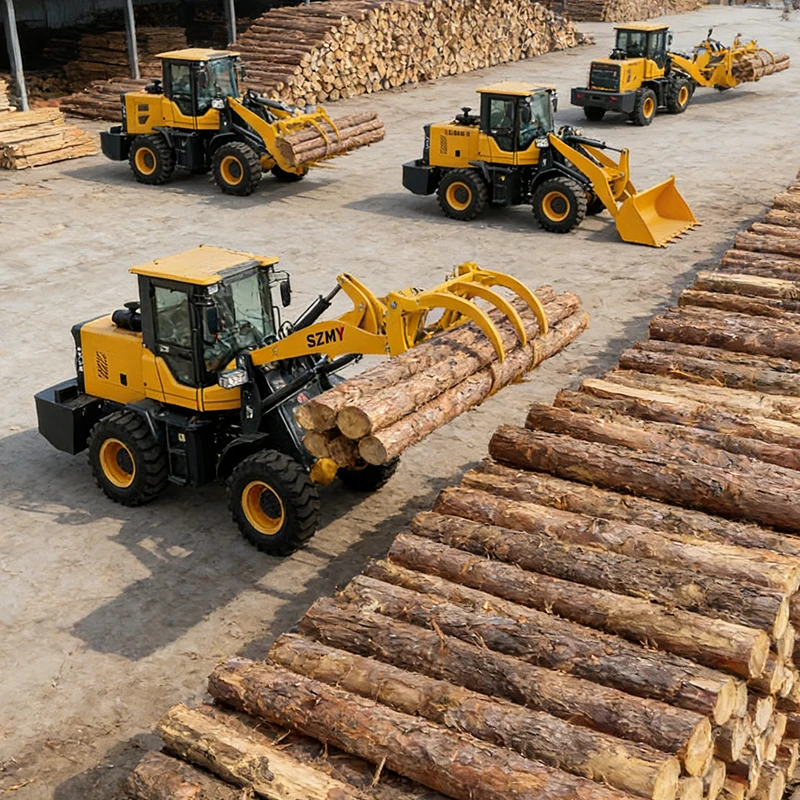 Customized High Quality Pilot Operated Control Lever Wheel Mini Loader 3m³ Bucket Front End Loader Diesel Wheel Loader