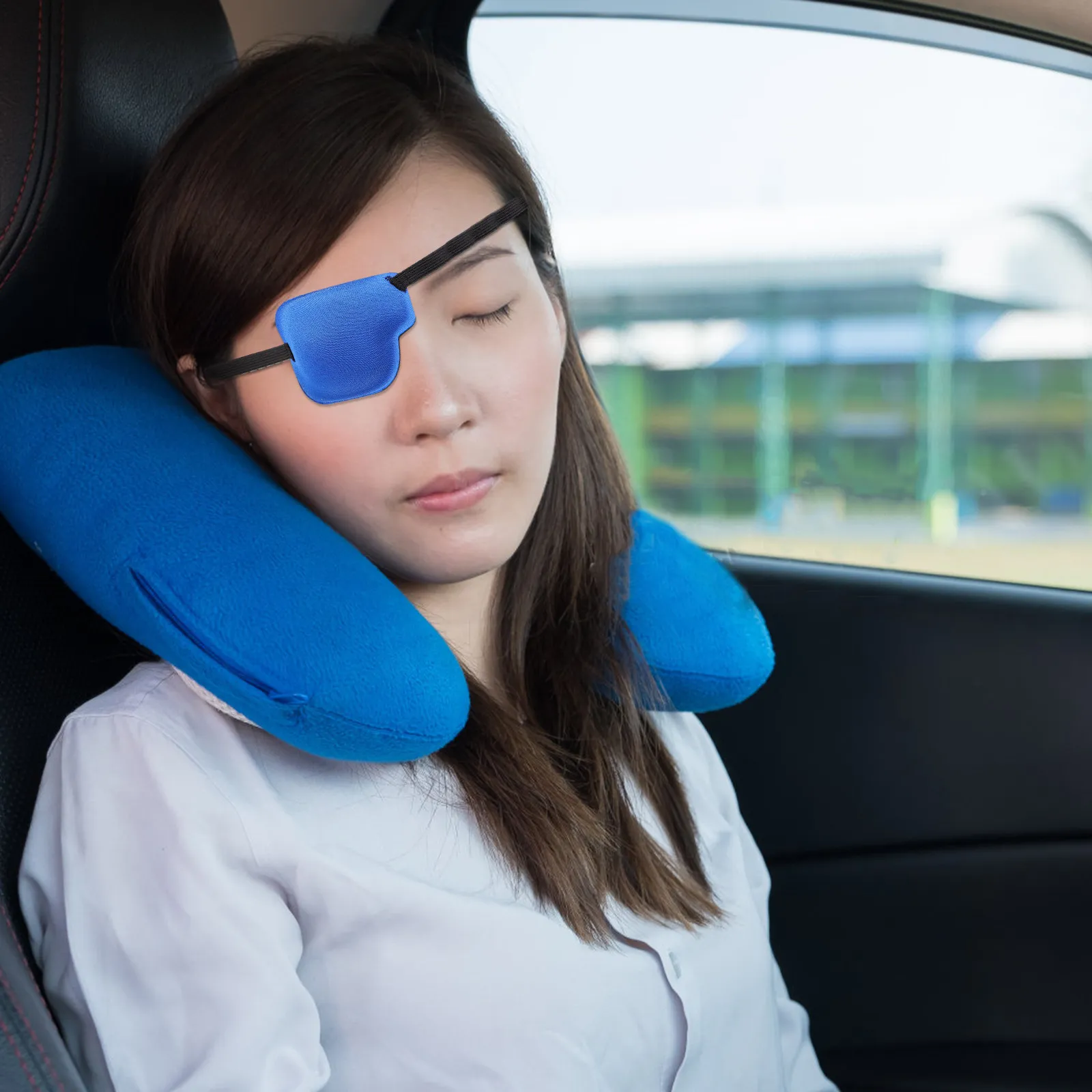 

4Pcs 3D Eye Patch Elastic Adjustable Strap Eye Cover for Adults Sleep Aid Amblyopia Correct Amblyopia Correct Tool