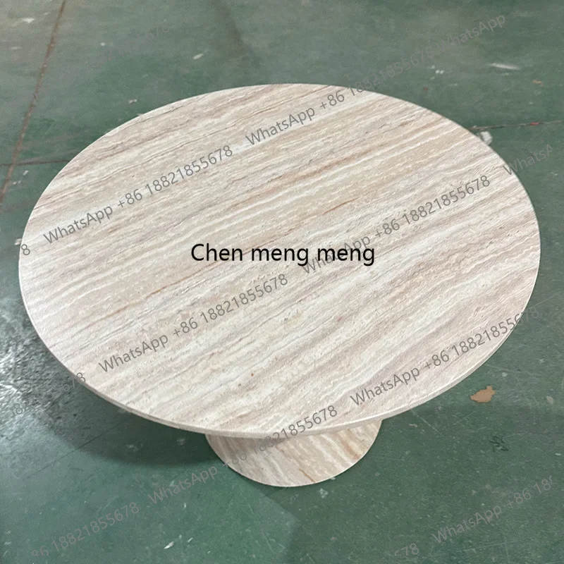 New arrive Round coffee table library leisure area reception negotiation table hotel homestay room small round table