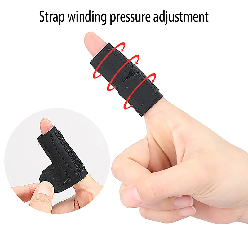 1Pc Finger Guard Bandage Sports Splint Wrap Strap Elastic Finger Support Protector For Volleyball Basketball Tennis