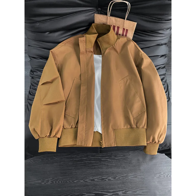 Hochwertige Frühlingsjacke im neuen Stil - Stilvolles und attraktives Freizeithemd für Herren, Baseball-Stil Anzugjacke, Fliegerjacke