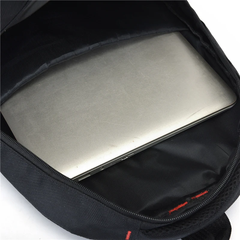 Large-capacity Student School Bag Casual Solid Color Backpack Material Oxford Men New Backpack Multi-functional Simple Bag image 6