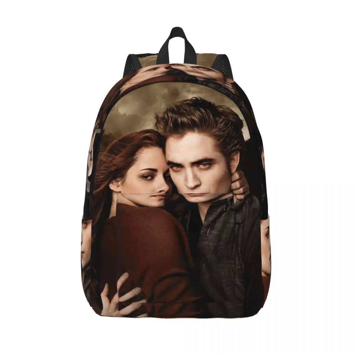 The Twilight Saga Vampire Backpack Elementary High College School Student Movie Edward Bella Bookbag Teens Canvas Daypack Hiking