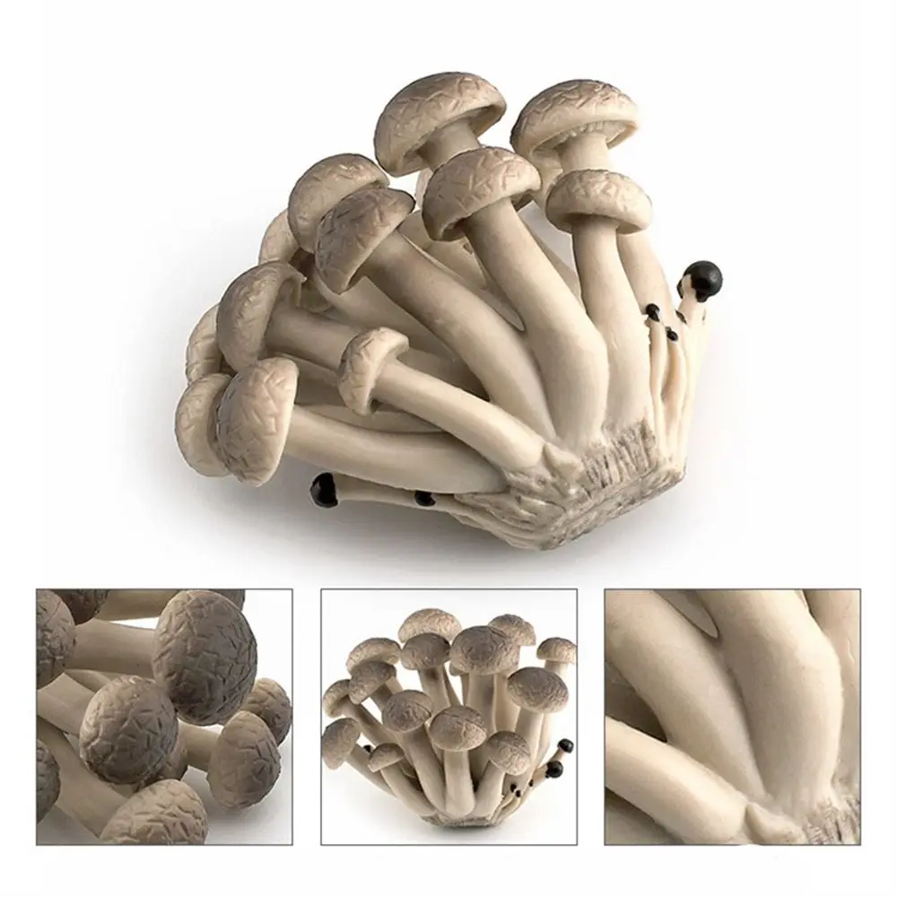 Vegetable Model Fungus Figurines Landscape Miniatures Artificial Simulation Mushroom Matsutake Oyste Plant Fungus Model