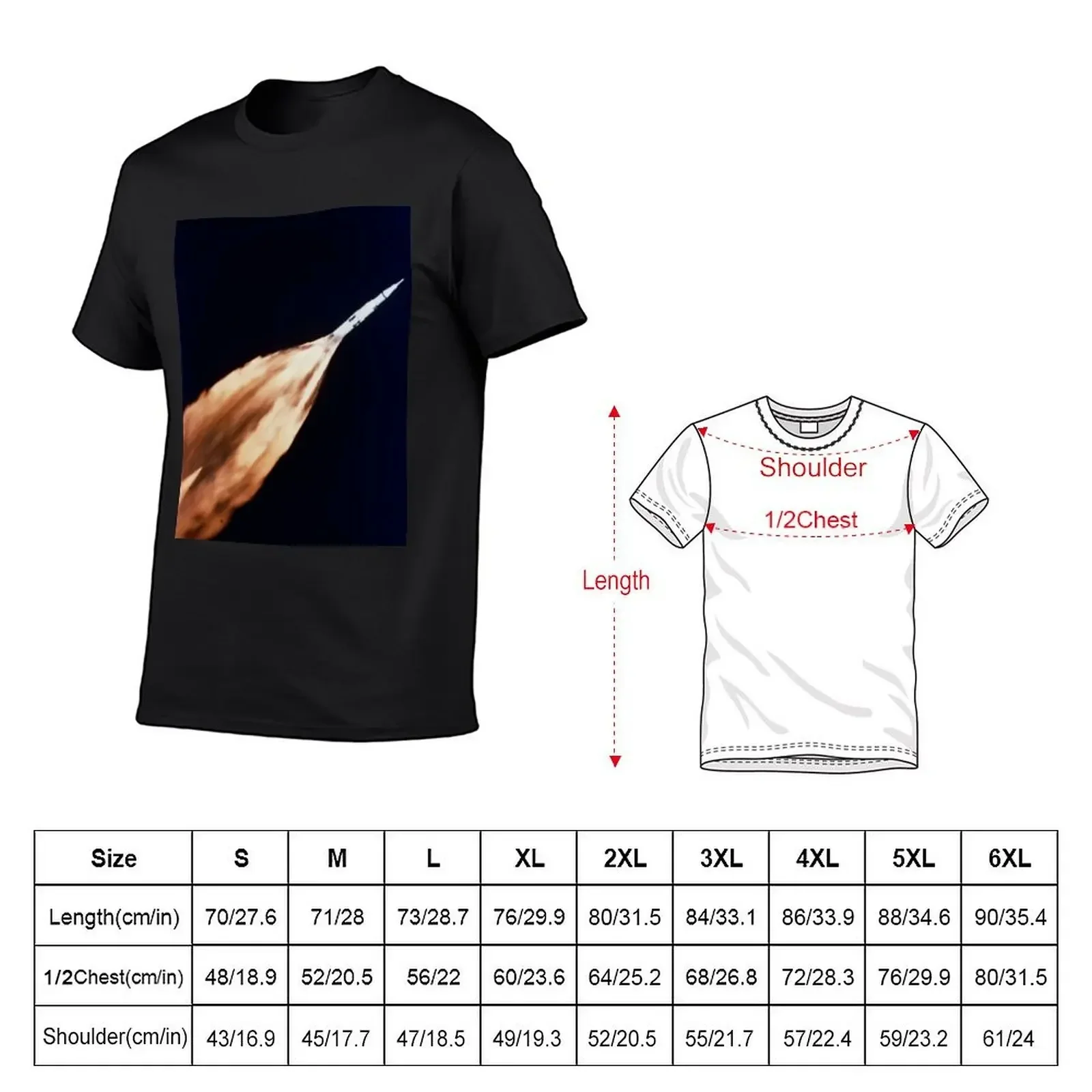 Saturn V tracking camera T-Shirt man clothes essential t shirt anime t shirts vintage clothes plain white t shirts men