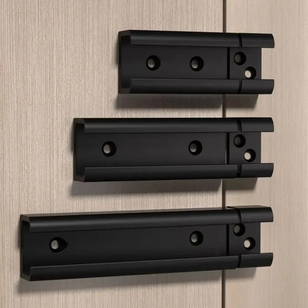 مشبك باب مضيء متين مضاد للسرقة، باب أمان من سبائك الألومنيوم، لا يوجد ثقب، مشبك باب للمطبخ #1