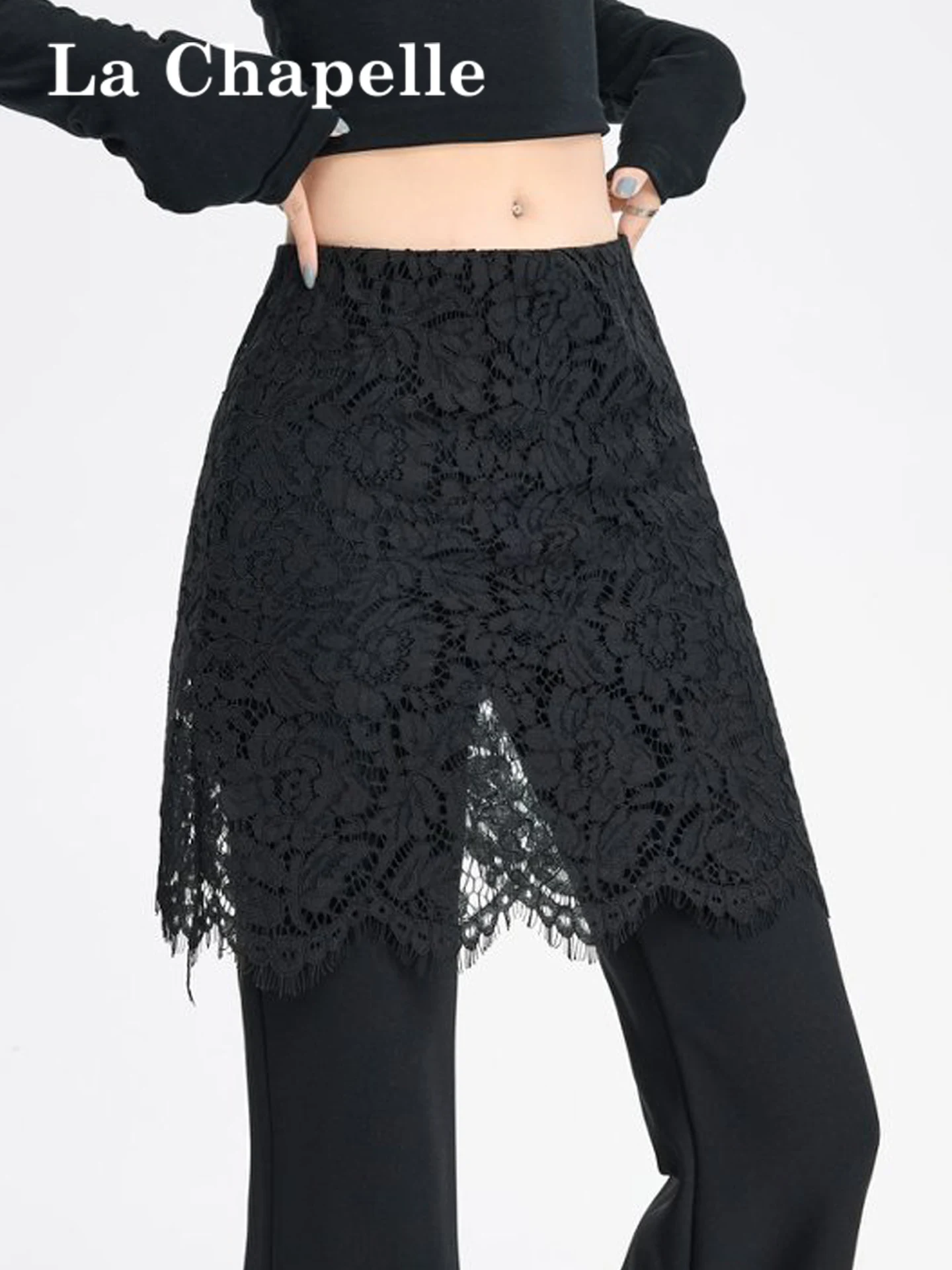 

Новые женские повседневные брюки для йоги Bla Lace с высокой талией, модель 2026 La Chapelle Bell Bot, с эффектом похудения, Ci Walk, полиэстер, нейлон, C...