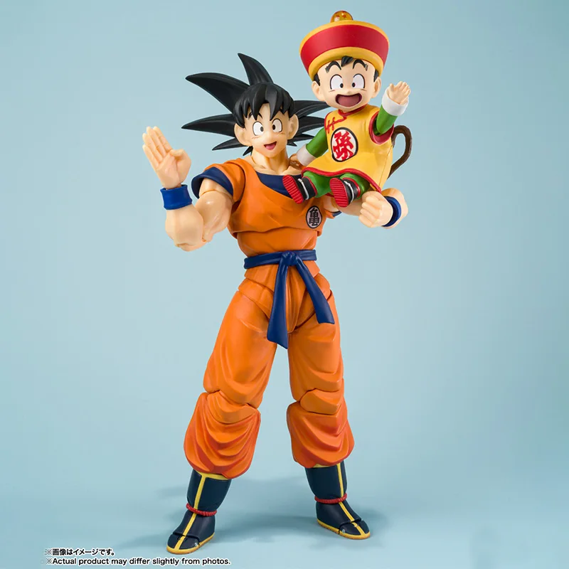 Bandai Original Genuine S.H.Figuarts Dragon Ball Z Son Gokuu Gohan Infancy Somersault Cloud Exclusive Edition Model Figures Toy