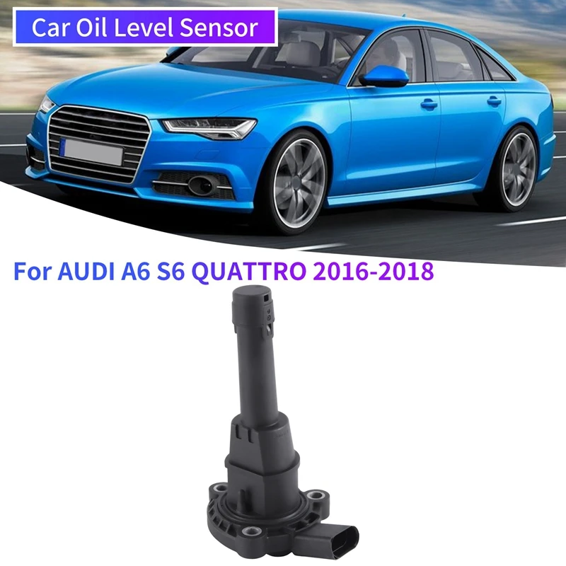 1 Piece 079907660A Car Turbo Engine Motor Oil Level Sensor Black ABS For  A6 S6 QUATTRO 2016-2018