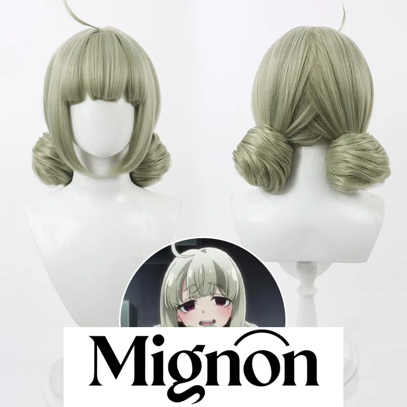 Magical Girl Envyl Arakawa Kimagi cosplay wig large detachable buns Halloween gift