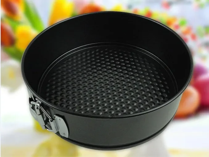

DIY Kitchen Bakeware Oven Home Baking Carbon Steel Round Circle Cake Mold Removable Bottom Cookie Cake Baking Tool LB 101