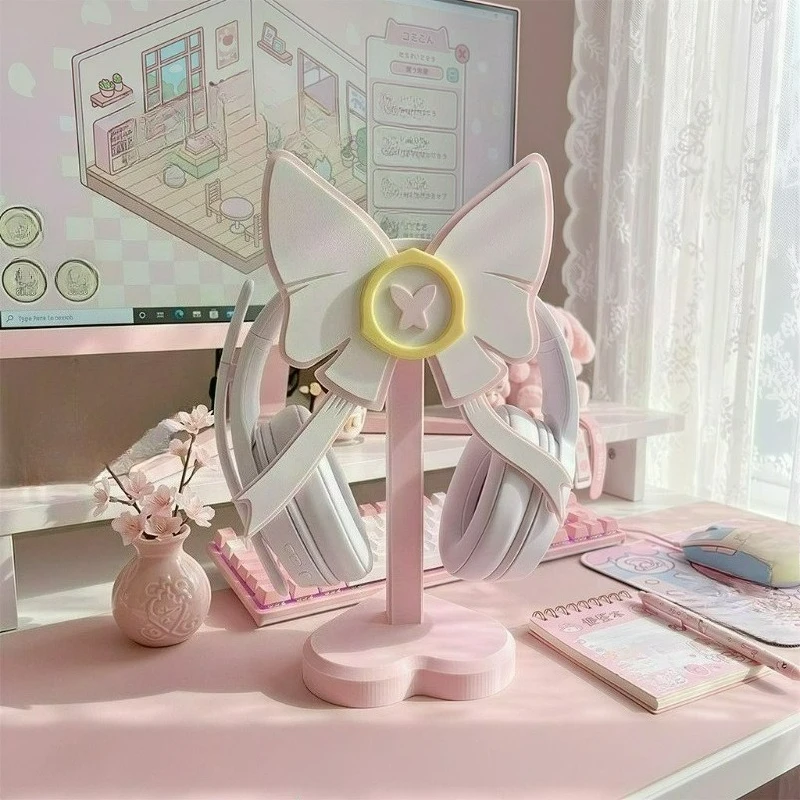 Customized Cute Magic Wand Headphone Stand 2-in-1 Headphone Accessories Storage Gift for Girls