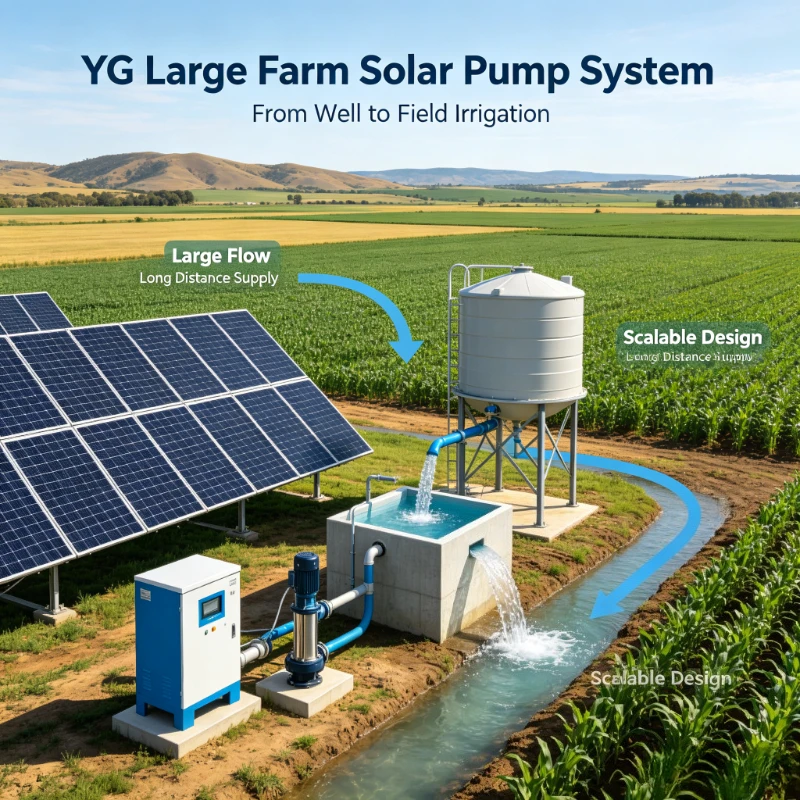 Farming Agriculture Project - Customized MPPT Solar Water Pump Submersible