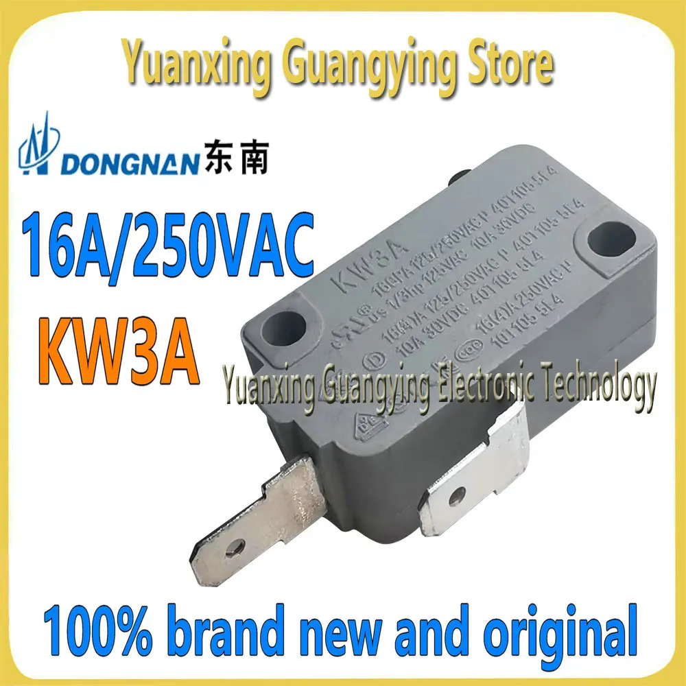(2 Pieces) KW3A Travel Limit Switches Foot Switches Chipless Silver Contact Microswitches 100% Brand New & Original