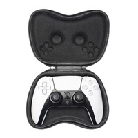 Portable Hard EVA Carrying Case for PS5 Game Controller Protective Storage Bag with Strap for Playstation 5 Slim/Pro Gamepad