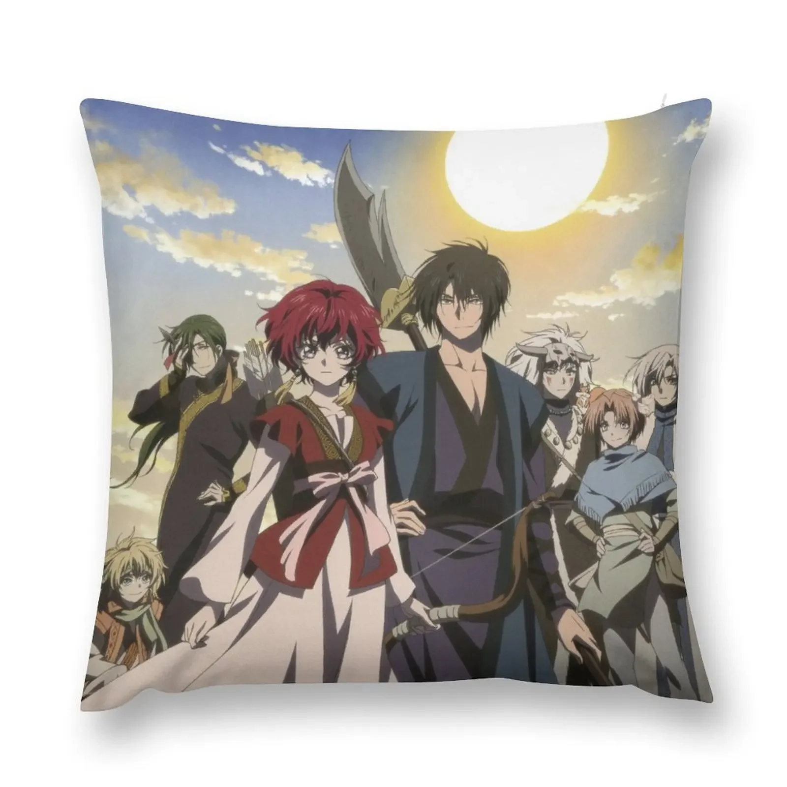 Akatsuki no Yona Throw Pillow New year Elastic Cover For Sofa pillow