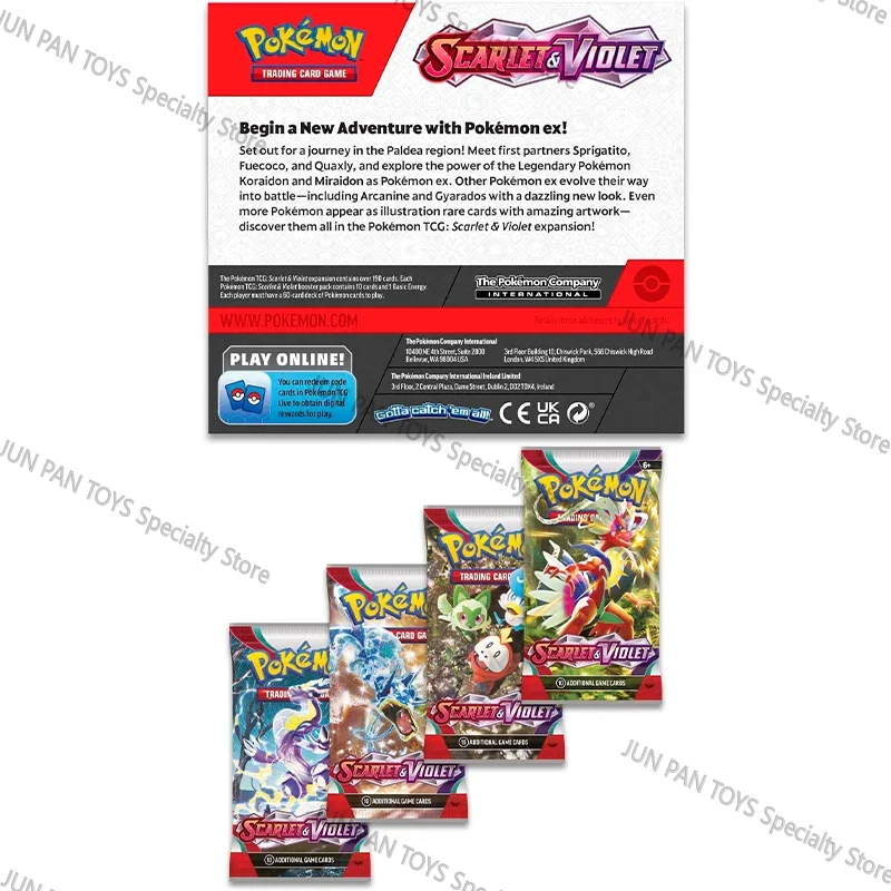 Oryginalna gra karciana Pokemon Trading Scarlet Violet Pikachu Expansion Pack EX Set TCG Pin Collection VMAX Sword Shield GX Premium