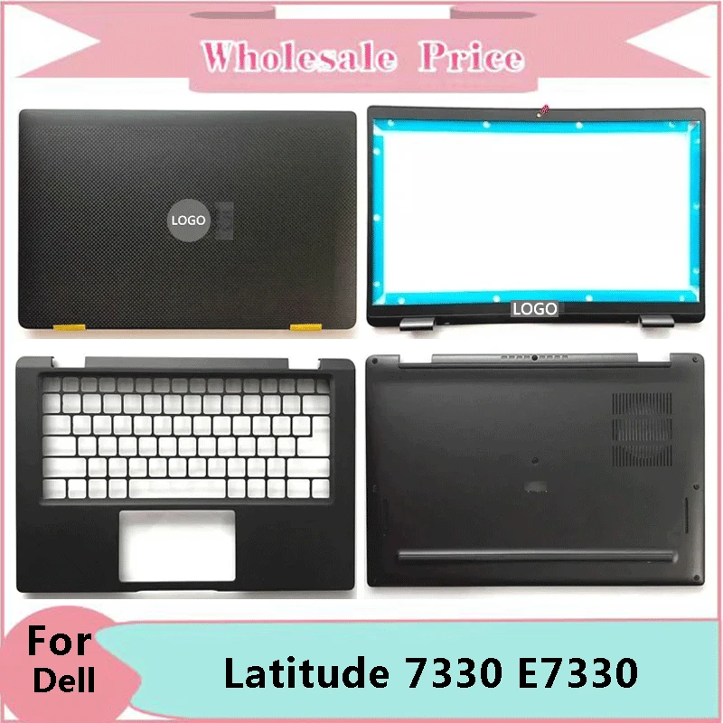 

New Original For Dell Latitude 7330 E7330 Laptop LCD Back Cover Front Bezel Upper Palmrest Bottom Base Case Keyboard Hinges