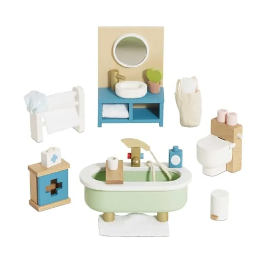 

Le Toy Van - Daisylane: Премиальный деревянный игровой набор для кукольного домика, аксессуары для кукольного домика, мебель для кукольного домика для девочек
