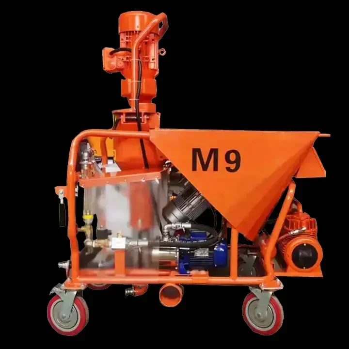 High Pressure Gypsum Spraying Machine, Mud Spray/plasterer/automatic Mortar Gypsum Wall Plasterer