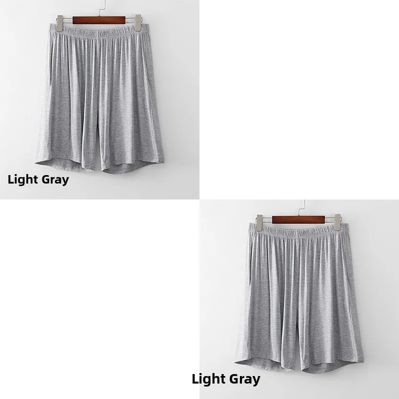 2 pieces light gray (men modal shorts)