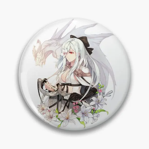 Lindo Waifu Zero con Drakon Drakengard 3 Pin de botón suave broche de dibujos animados decoración de moda regalo lindo creativo amante de la joyería divertida