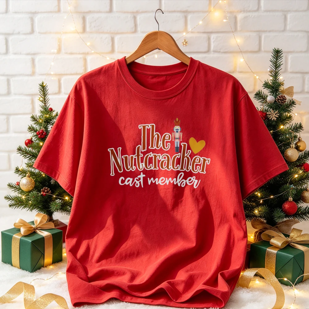 Sweatshirt Personalized 2025 Nutcracker Cast Member Zip-up Hoodie Sweatshirt Jacket: Nutcracker Ballet, Christmas, Customizable