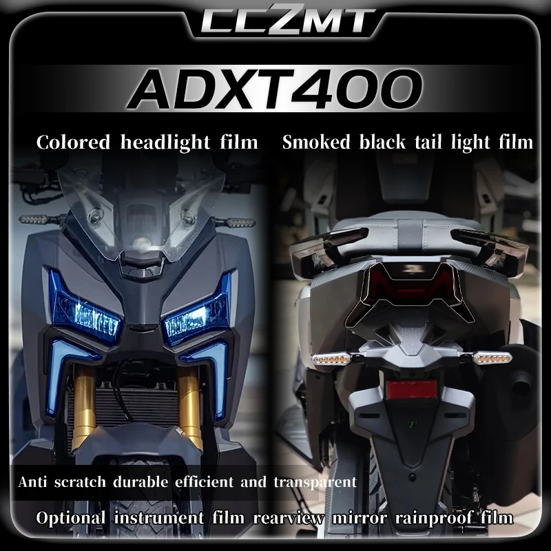 

For SYM ADXTG400 ADXTG 400 Adxtg 400 2025 transparent light film smoked black tail light film sticker modification accessories