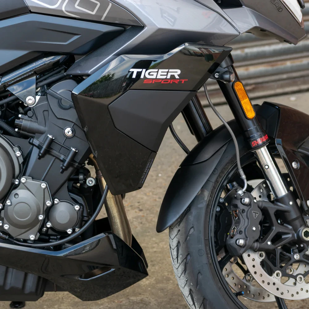 Motorcycle Accessories Front Fender Mudguard Extender Splash Guard Tire Hugger Extension For TIGER800 Tiger Sport 800 2025-