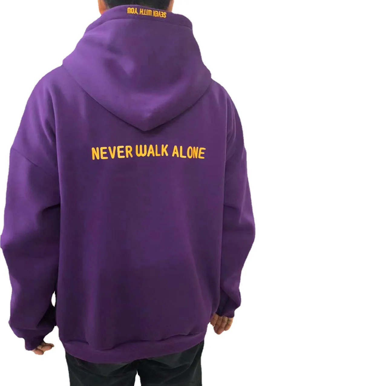 Discount Original Hoodie Printed Seven With You 13 You Never Walk Alone Digital File Jimin Merch For Fans Card Purple Sweatshirt view 2