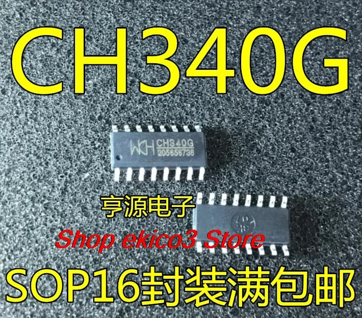 10pieces original Stock  CH340G CH340 CH444G CH440G CH340C CH340N CH340K CH340E