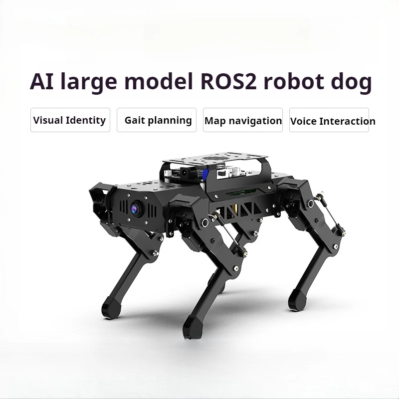 ROS Robotics-Robot cuadrúpedo para perros, PuppyPi, programación inteligente biónica, visión AI, modelo grande Raspberry Pi 5/8G