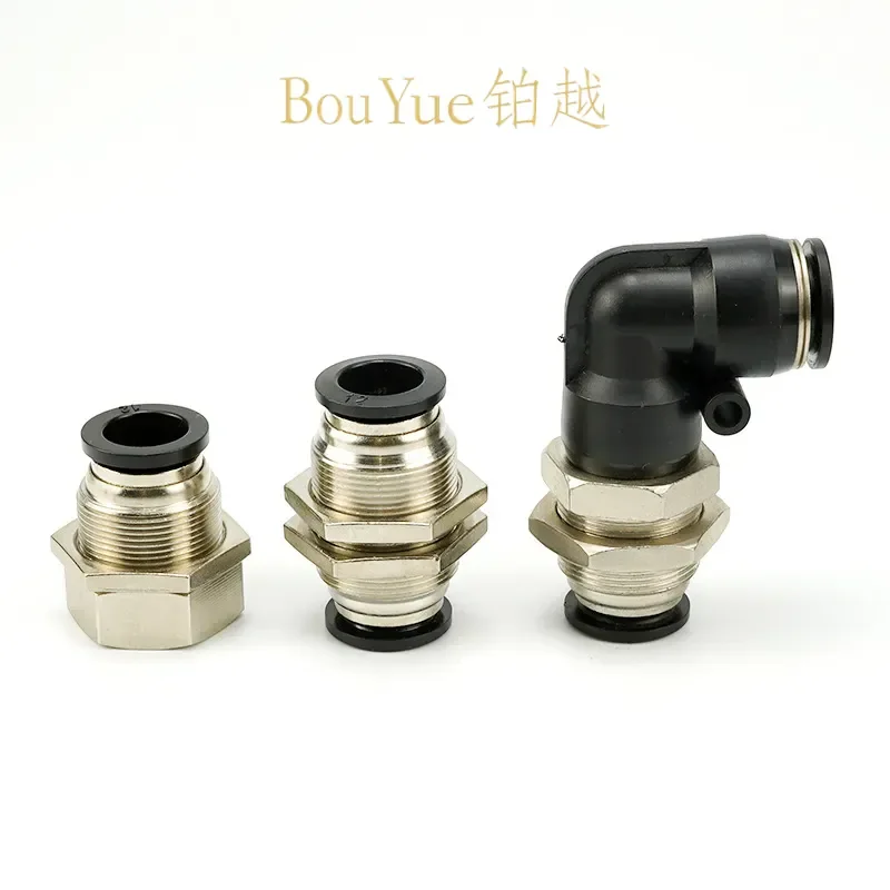 for Pneumatic Trachea Quick Plug Connector PMF8-02 Baffle Through PM4/10/12 Inner Wire Elbow PLM6-01