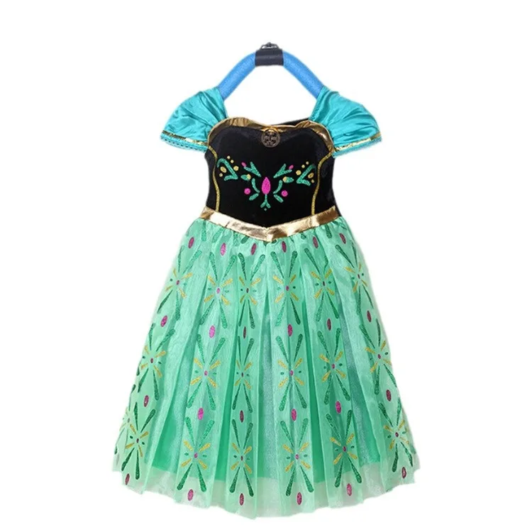   Costume da Halloween per bambini Princ Dr. Abito da principessa Ele. Abbigliamento da par per ragazze. Spettacolo teatrale etnico tradizionale
