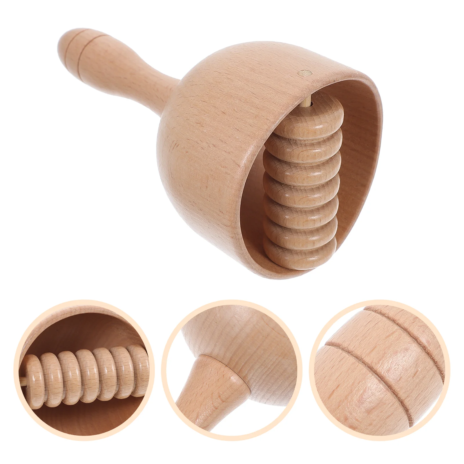 

Wooden Guasha Tools Handheld Massagers Handheld Wood Swedish Cup Multipurpose Tool Scraping Stick Manual Roller Tool