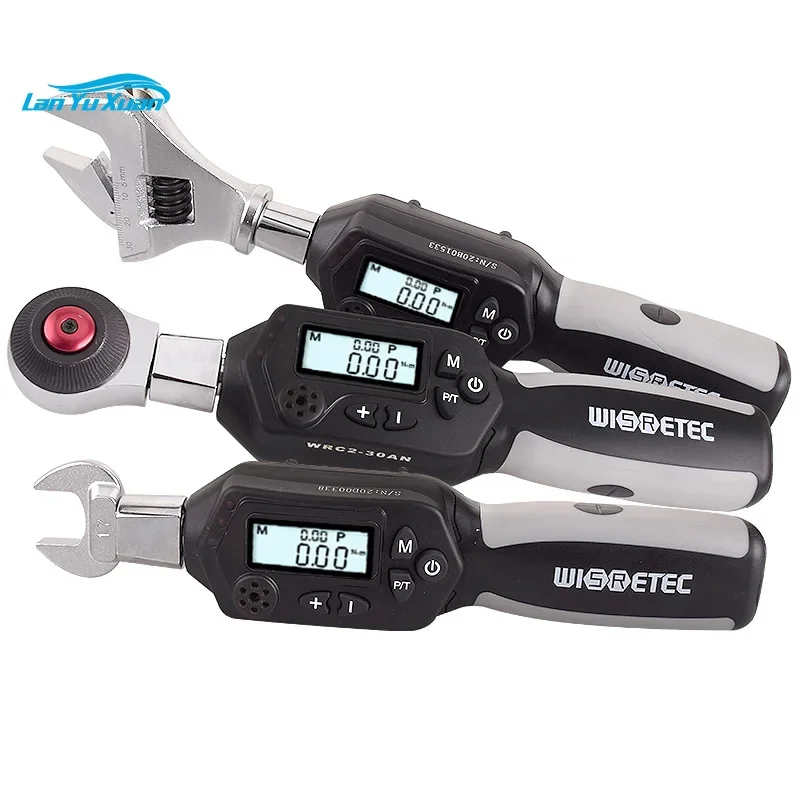 High Exactness Precision 3/8 Electronic Tool 0.6-60Nm Bike Repair Adjustable Ratchet Socket Drive Digital Display Torque Wrench