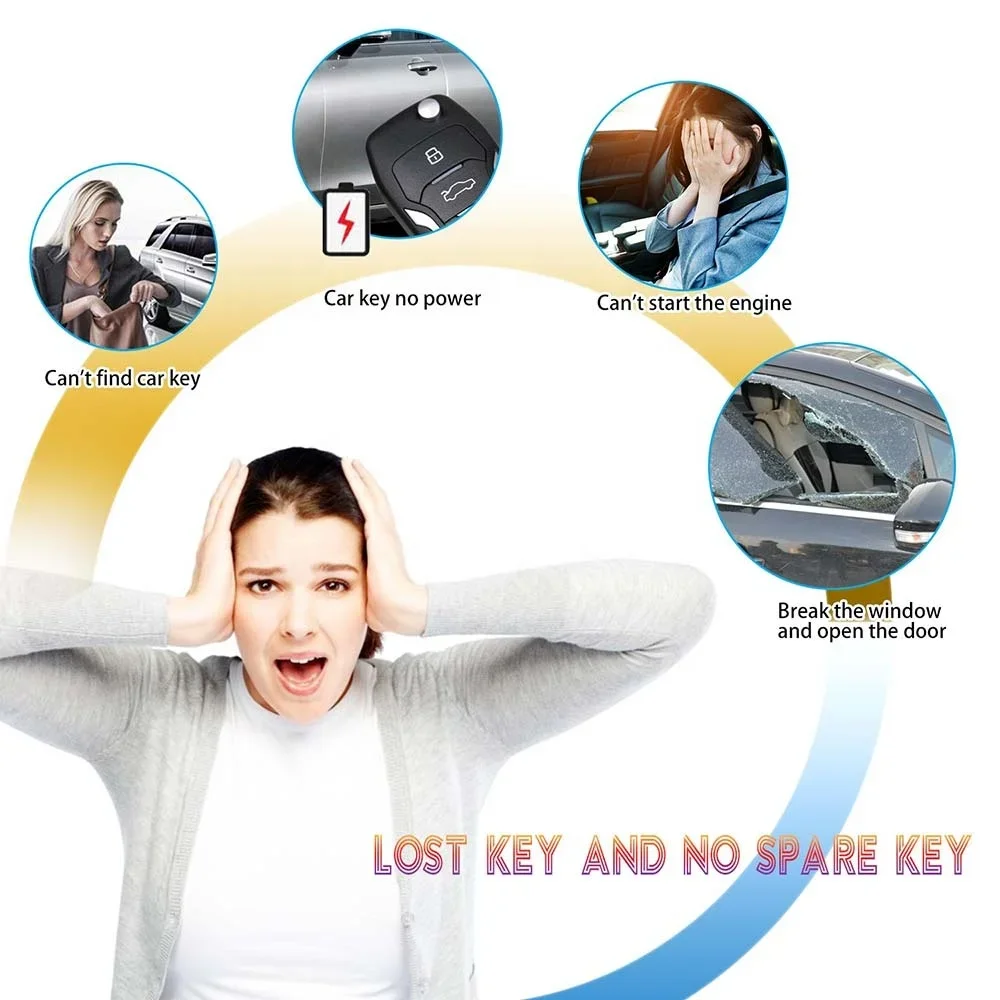 

-For XHORSE XEFO01EN Ford Style Flip 4 Buttons Super Remote Key Built-in Super Chip English Version