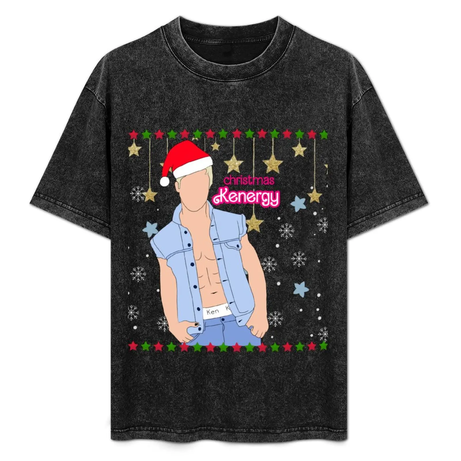 

Christmas kenergy christmas T-Shirt Basic Simple Casual Short Sleeve Tee