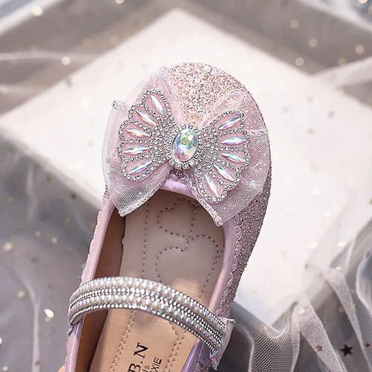 Strass-Haken-und-Schlaufen-Mädchen-Mary-Jane-Schuhe für Partys, Hochzeiten, Shows, elegante, süße Prinzessinnenschuhe – Detail 18
