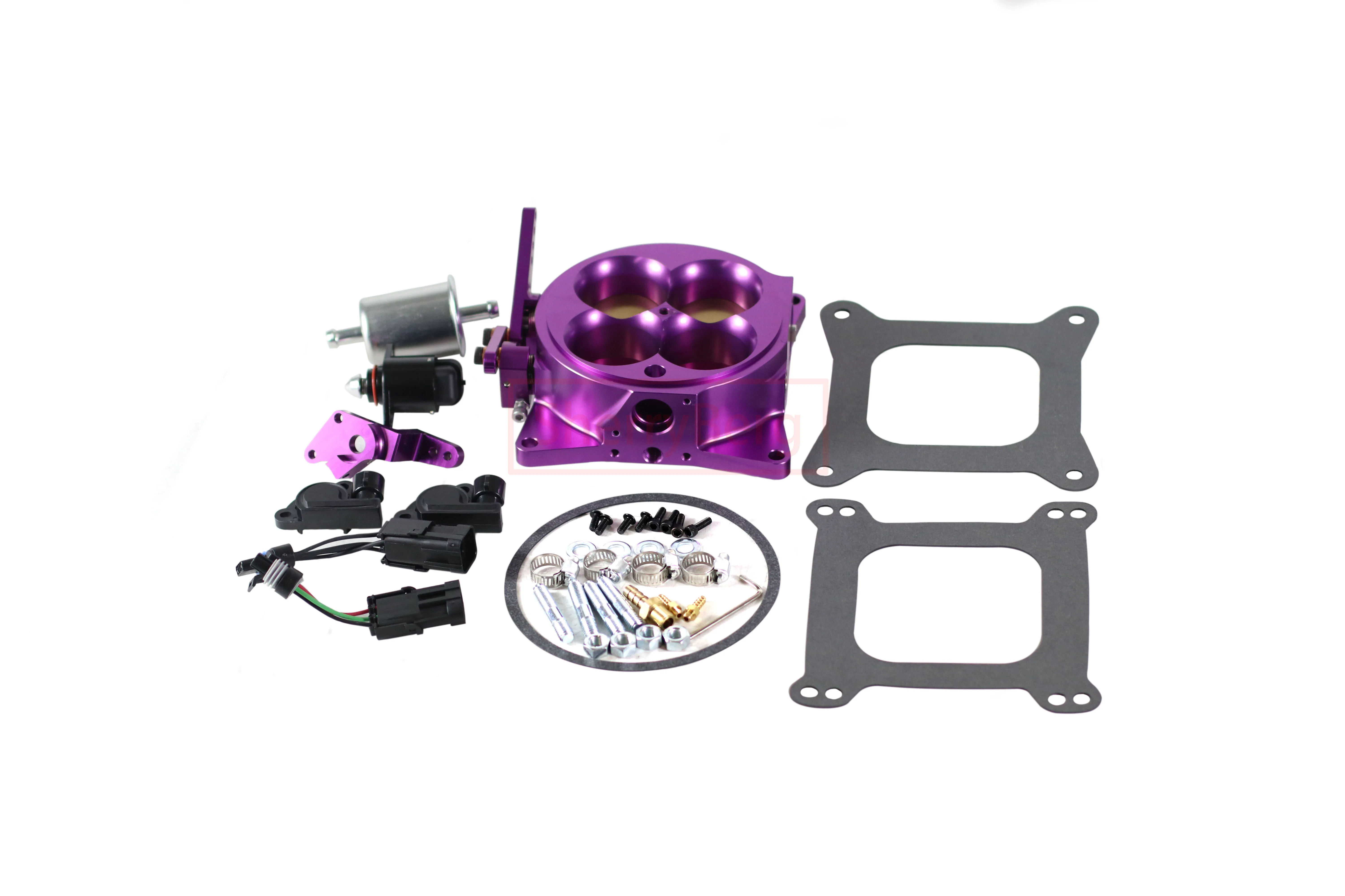 

Топливная система SherryBerg Billet EFI с ЧПУ, 1300CFM, 1375CFM, 1350CFM, 4-картриджный дроссельный узел 4150, фиолетовый, для датчиков GM IAT/TPS