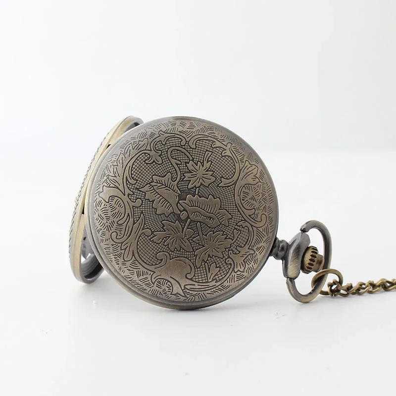 Sterrenhemel Nachtpatroon Vlinder Holle Pocket Horloge Flap Vintage Ketting Trui Ketting Hanger Klok Quartz Pocket Fob Horloge