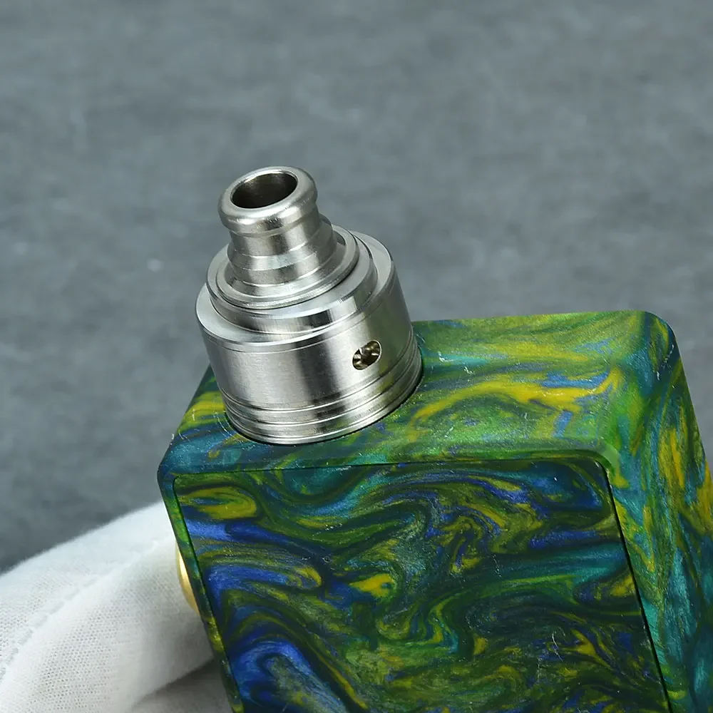 Hellfire Saber RDA Wolfcoolvape - MTL/DL Style 22mm 316SS Drip Tip Atomizer BF Pin