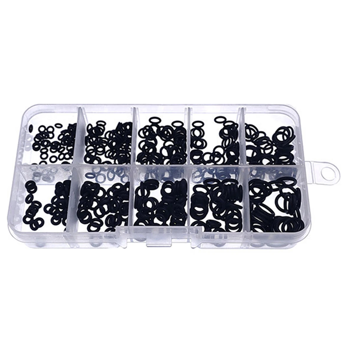 250Pcs 10 Sizes Universal NBR Seal Ring Kit Nitrile Rubber O-Ring Oil Seal Gasket Sealing Rings Rubber Machine Combination Set